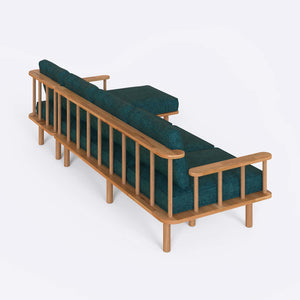 Lore Three Seat with Left Chaise