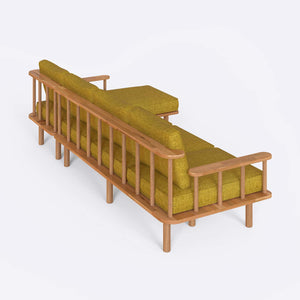 Lore Three Seat with Left Chaise