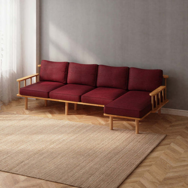 Lore Three Seat with Left Chaise