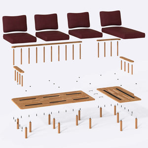 Lore Three Seat with Left Chaise