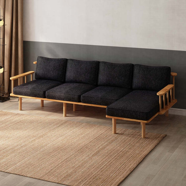 Lore Three Seat with Left Chaise