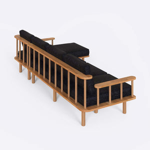 Lore Three Seat with Left Chaise