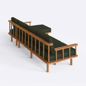 Lore Three Seat with Left Chaise