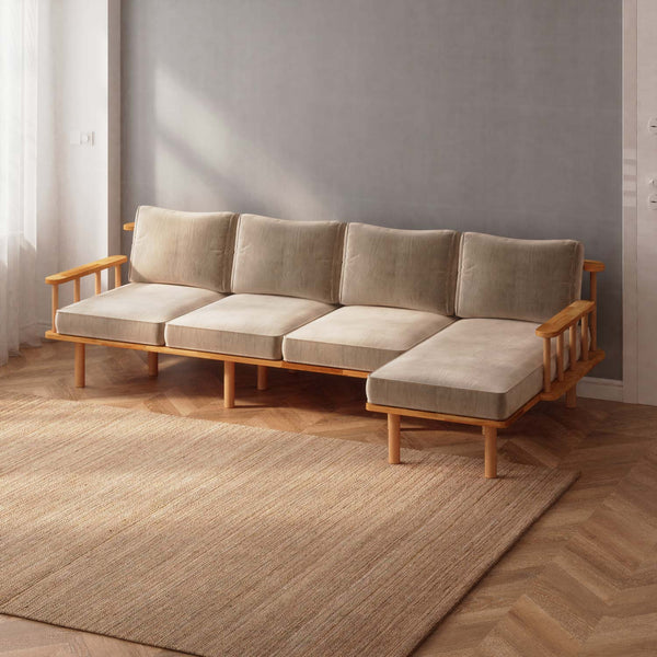 Lore Three Seat with Left Chaise
