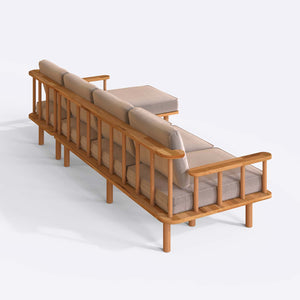 Lore Three Seat with Left Chaise