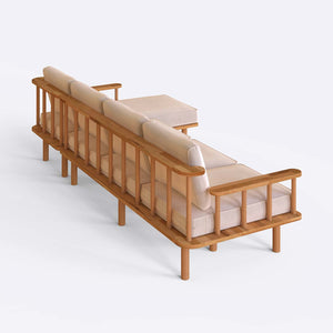 Lore Three Seat with Left Chaise