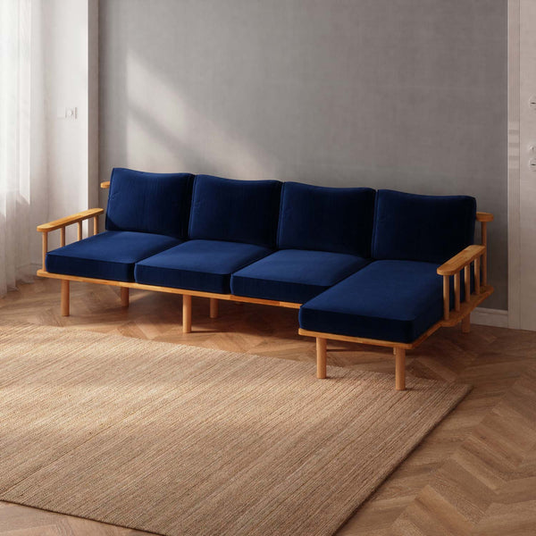 Lore Three Seat with Left Chaise