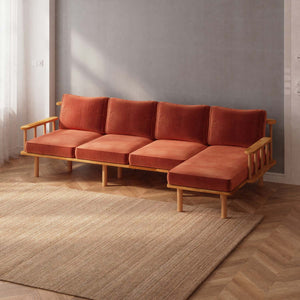 Lore Three Seat with Left Chaise