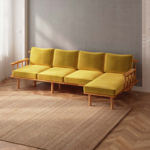 Lore Three Seat with Left Chaise