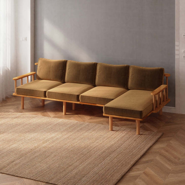 Lore Three Seat with Left Chaise