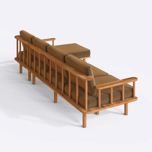 Lore Three Seat with Left Chaise