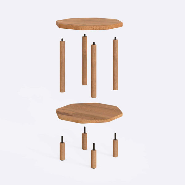 Gloin Coffee Table – 15" x 15" (38 x 38 cm)