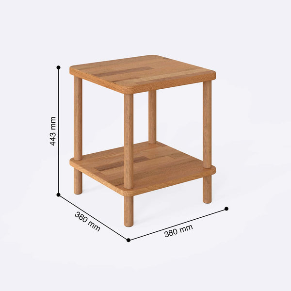 Velne Coffee Table – 15" x 15" (38 x 38 cm)