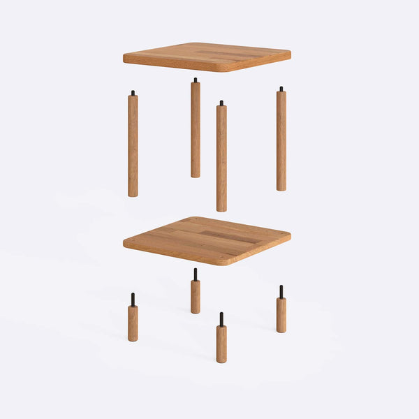 Velne Coffee Table – 15" x 15" (38 x 38 cm)