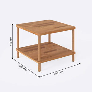 Velne Coffee Table – 23" x 23" (58 x 58 cm)