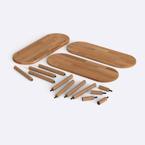 Kaer 3 Bookcase – 31" x 11" (80 x 28 cm)