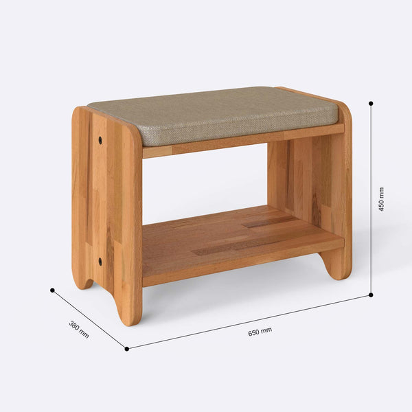 Kyran Bench – 26" x 15" (65 x 38 cm)