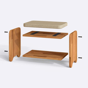 Kyran Bench – 26" x 15" (65 x 38 cm)