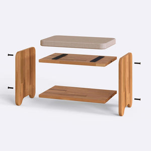 Kyran Bench – 26" x 15" (65 x 38 cm)