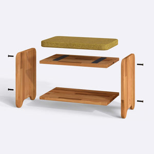 Kyran Bench – 26" x 15" (65 x 38 cm)