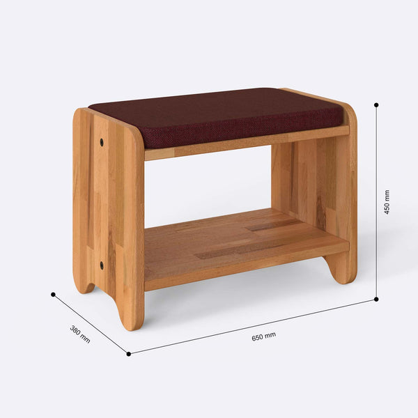 Kyran Bench – 26" x 15" (65 x 38 cm)