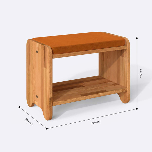 Kyran Bench – 26" x 15" (65 x 38 cm)
