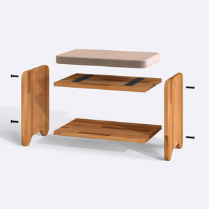 Kyran Bench – 26" x 15" (65 x 38 cm)