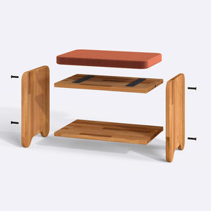 Kyran Bench – 26" x 15" (65 x 38 cm)