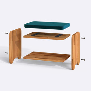 Kyran Bench – 26" x 15" (65 x 38 cm)