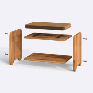 Kyran Bench – 26" x 15" (65 x 38 cm)