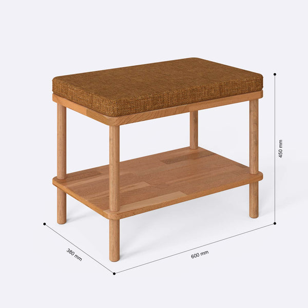 Waljan Bench – 24" x 15" (60 x 38 cm)