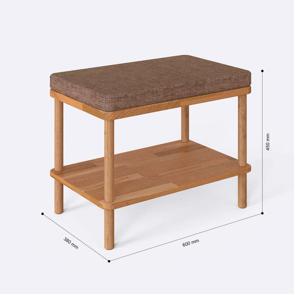 Waljan Bench – 24" x 15" (60 x 38 cm)