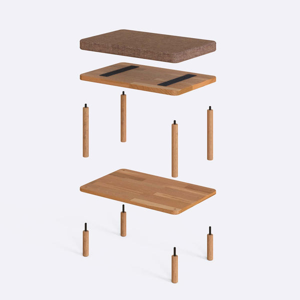 Waljan Bench – 24" x 15" (60 x 38 cm)