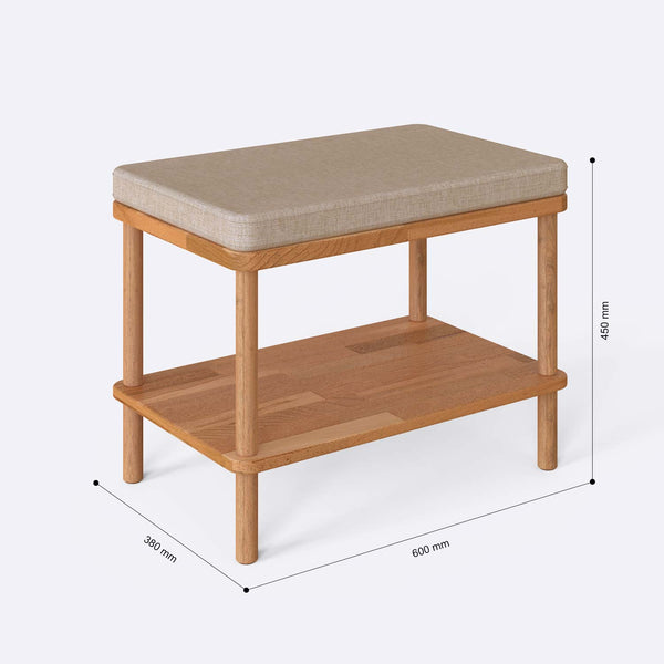 Waljan Bench – 24" x 15" (60 x 38 cm)