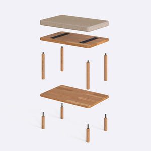 Waljan Bench – 24" x 15" (60 x 38 cm)