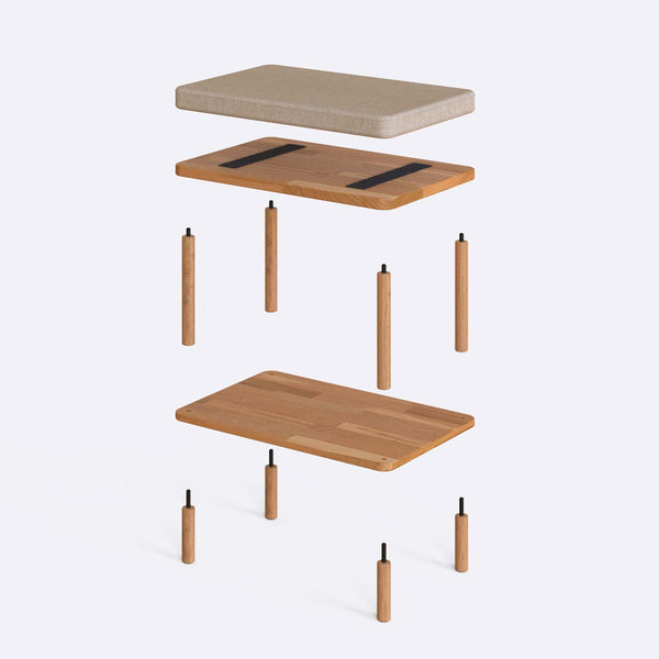 Waljan Bench – 24" x 15" (60 x 38 cm)