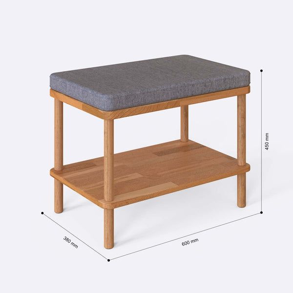 Waljan Bench – 24" x 15" (60 x 38 cm)