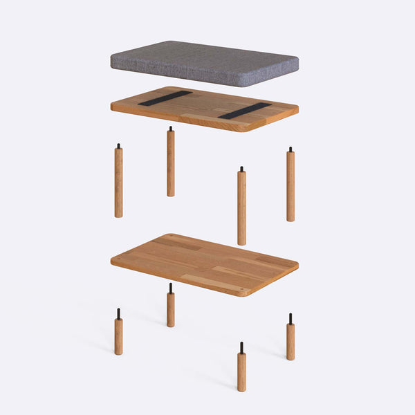 Waljan Bench – 24" x 15" (60 x 38 cm)