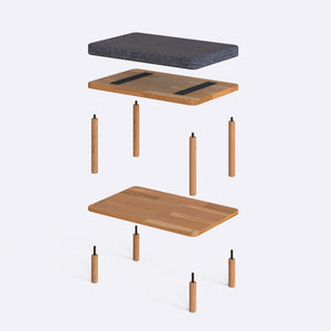 Waljan Bench – 24" x 15" (60 x 38 cm)