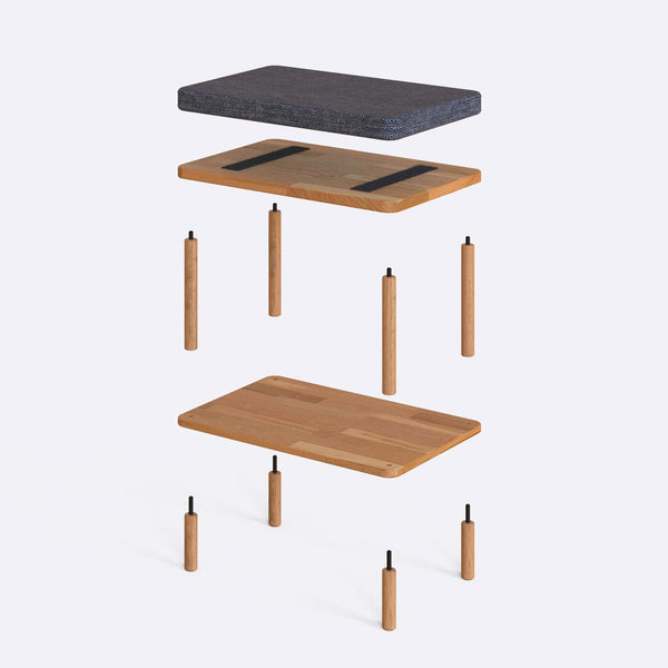 Waljan Bench – 24" x 15" (60 x 38 cm)