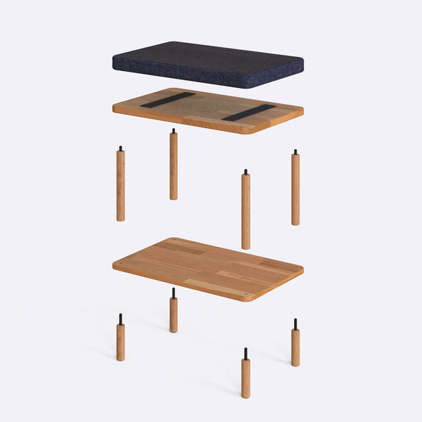 Waljan Bench – 24" x 15" (60 x 38 cm)