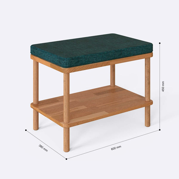 Waljan Bench – 24" x 15" (60 x 38 cm)