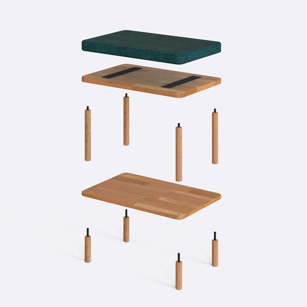 Waljan Bench – 24" x 15" (60 x 38 cm)