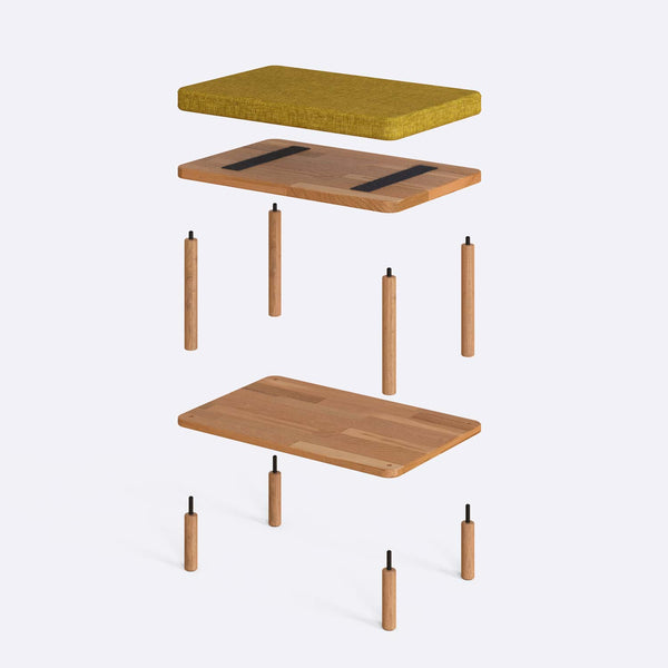 Waljan Bench – 24" x 15" (60 x 38 cm)