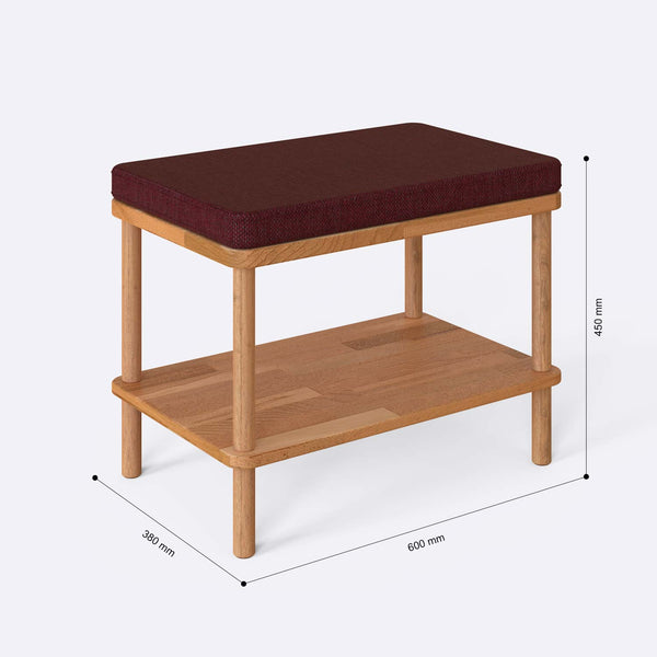 Waljan Bench – 24" x 15" (60 x 38 cm)