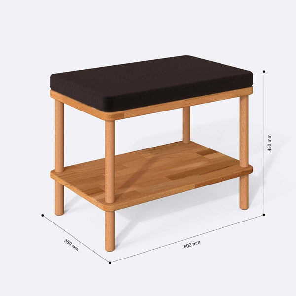 Waljan Bench – 24" x 15" (60 x 38 cm)