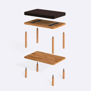 Waljan Bench – 24" x 15" (60 x 38 cm)