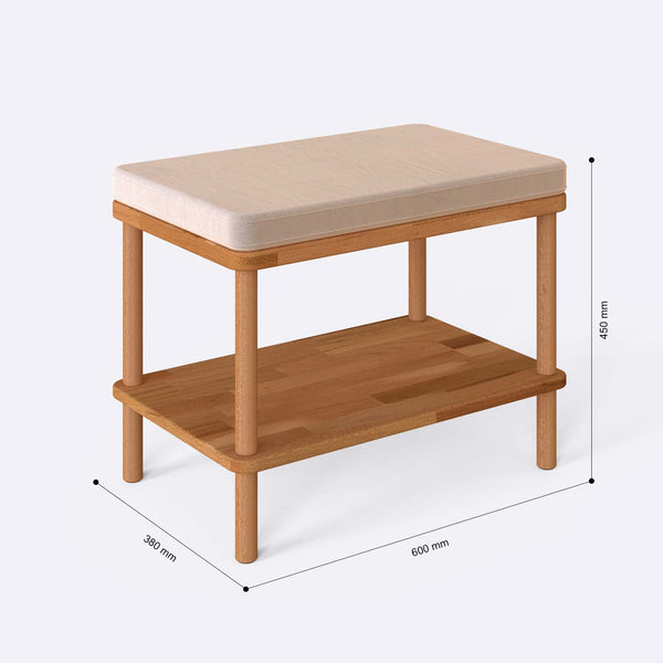 Waljan Bench – 24" x 15" (60 x 38 cm)