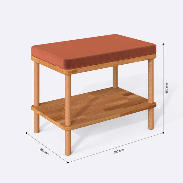 Waljan Bench – 24" x 15" (60 x 38 cm)