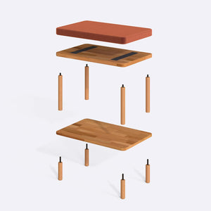 Waljan Bench – 24" x 15" (60 x 38 cm)